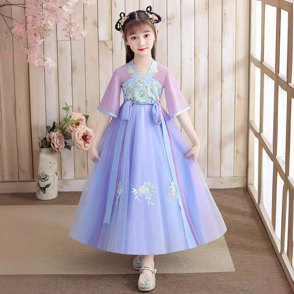 Summer Children Hanfu Dresses  - Baby Clothing In Summer 评论和价格